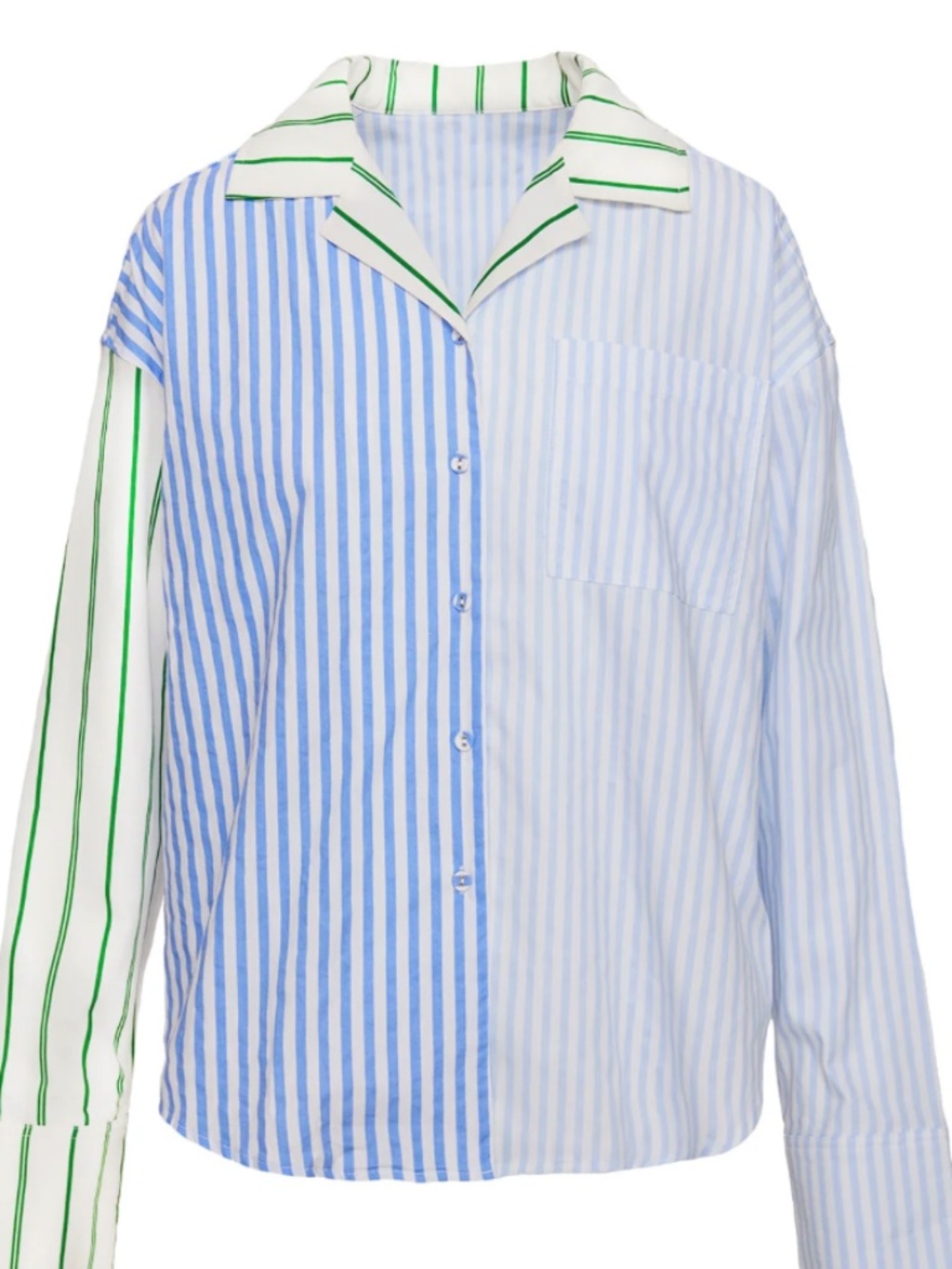 Princess Polly Get the Picture Shirt | Striped Button-Up | Size Small - Picture 6 of 6